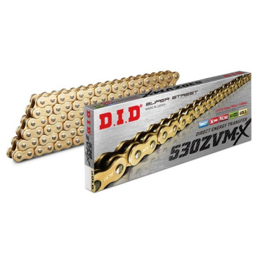 Catena Trasmissione DID PROFESSIONAL PASSO 530 (50ZVMX) 114 maglie PER SUPERPOTENZE