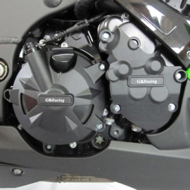 KIT PROTEZIONE CARTER COMPLETA GB RACING ALTERNATORE + FRIZIONE + PICK-UP PER KAWASAKI ZX-10R (2008-2010)