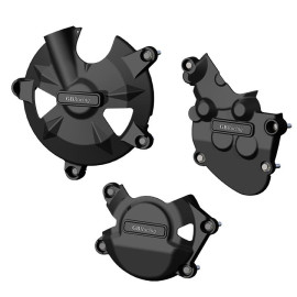 KIT PROTEZIONE CARTER COMPLETA GB RACING ALTERNATORE + FRIZIONE + PICK-UP PER KAWASAKI ZX-10R (2008-2010)