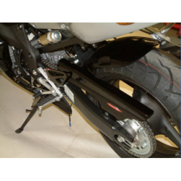 Parafango Posteriore in ABS Colore Nero Naturale con Paracatena per HONDA CBR600F 01-10/CBR600FS SPORT 01-02