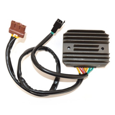 Regolatore di Tensione KOKUSAN 12V - trifase - cc - 7 cavi per  PIAGGIO 250/300 BEVERLY SPORT/CRUISER/TOURER (1986/2010) - 250/300 CARNABY/CRUISER (2008/2010) - 250 MP3/MIC/LT (2006/2010) - 250 VESPA GTS/GT60/GTV/NAVY (2005/2010)