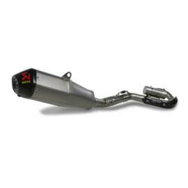 Scarico Completo Fondello in termoplastica nera Akrapovic RACING con Terminale Esagonale full Titanio e DB-Killer NON Omologato HONDA CRF 250 R (2010)