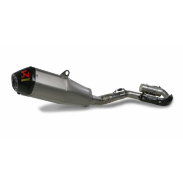 Scarico Completo Fondello in termoplastica nera Akrapovic RACING con Terminale Esagonale full Titanio e DB-Killer NON Omologato HONDA CRF 250 R (2010)