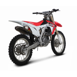 Scarico Completo fondello in titanio Akrapovic EVOLUTION con Terminale Esagonale full Titanio e DB-Killer NON Omologato HONDA CRF 450 R 112 decibel (2013)