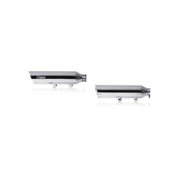 Coppia silenziatori AKRAPOVIC Linea Slip on Cromato Omologato per FLSTC Heritage Classic (2007-2014) - FXST Standard (2007) - FXSTB Night Train (2007-2009) - FXSTC Custom (2007-2010)