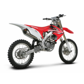Scarico Completo Fondello in termoplastica nera Akrapovic RACING con Terminale Esagonale full Titanio e DB-Killer NON Omologato HONDA CRF 250 R (2010)
