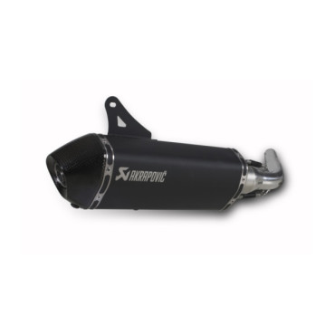 Scarico completo inox AKRAPOVIC omologato nero per PIAGGIO VESPA LX 125/150 ie 3V - PRIMAVERA 125/150 ie 3V - VESPA S 125/150 ie 3V - PIAGGIO FLY 125 ie 3V - LIBERTY 125/150 3V (2013-2015)