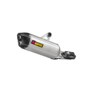 TERMINALE DI SCARICO AKRAPOVIC Slip-On Line (Titanium) OMOLOGATO per BMW R 1200 GS ADVENTURE (2017>)