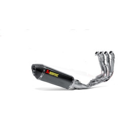 Scarico completo AKRAPOVIC collettori in INOX  NON OMOLOGATO fodero in carbonio per BMW S1000 R (2014>)