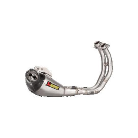Scarico completo Racing (Inox/Titanio) collettori in inox silenziatore fodero titanio fondello in carbonio per YAMAHA TRACER 700 (2016) - XSR 700 (2016) - MT 07 / FZ7 (2017)