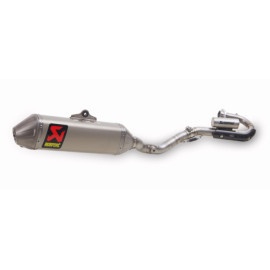 Scarico Completo Akrapovic EVOLUTION con Terminale Esagonale full Titanio fondello in titanio e DB-Killer NON Omologato YAMAHA YZ 250 F 112 decibel (2010/2013)