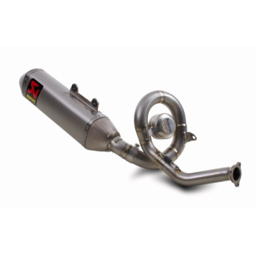 FUORI PRODUZIONE - Scarico Completo Akrapovic RACING con Terminale Esagonale full Titanio fondello in titanio e DB-Killer NON Omologato YAMAHA YZ 450 F 112 decibel (2010/2013)