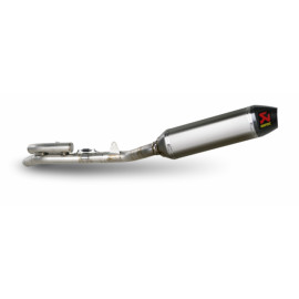 Scarico Completo Akrapovic EVOLUTION con Terminale Esagonale full Titanio e DB-Killer NON Omologato HUSQVARNA TC 250 (2009-2011)