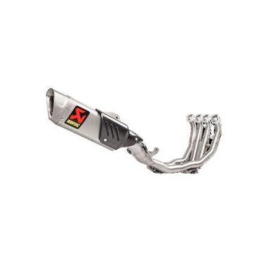 SCARICO COMPLETO NON OMOLOGATO CON COLLETTORI IN INOX AKRAPOVIC Racing Line (Titanium) per YAMAHA YZF-R6 (2008-2018)