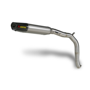 Scarico completo in titanio fodero titanio fondello carbonio Non omologato Akrapovic per TRIUMPH DAYTONA 675/675 R (2013-2014)