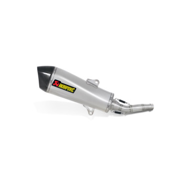 Terminale di scarico Akrapovic linea SPLIT-ON Esagonale con corpo in Titanio e fodero esterno inox, fondello in Carbonio per YAMAHA MAJESTY 400 (2007/2013) - x-Max 400 (2013-2014) - MBK EVOLIS 400 (2013-2015)
