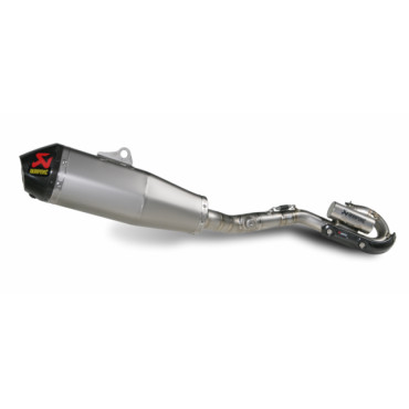 Scarico Completo Fondello in carbonio Akrapovic EVOLUTION con Terminale Esagonale full Titanio e DB-Killer NON Omologato HONDA CRF 250 R 115 decibel (2011/2013)