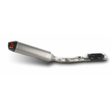 Scarico Completo Akrapovic EVOLUTION con Terminale Esagonale full Titanio e DB-Killer NON Omologato KAWASAKI KX 250 F (2008)