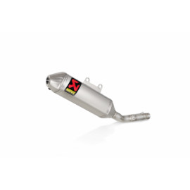 Silenziatore di scarico Akrapovic SPLIT-ON Ovale full Titanio con DB-Killer NON Omologato SUZUKI RMZ 250 112 decibel (2010/2013)