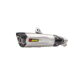 Terminale di scarico Akrapovic linea SPLIT-ON (TITANIUM) fodero in titanio Omologato per BMW S 1000 RR (2017>)