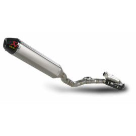 Scarico Completo Akrapovic EVOLUTION con Terminale Esagonale full Titanio fondello in titanio e DB-Killer NON Omologato YAMAHA YZ 450 F (2009)