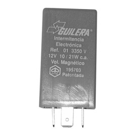 Intermittenza elettronica 12V - 10-21W - c.a - basculante - 3 faston medi per PIAGGIO VESPA P 200 E (s/batteria) - VESPA PX 125 30 ANNI (07/08) - MALAGUTI MDX 50/GOLD - MGX NL - MLX 50 - MEX 50 - ENDURO 50 DUNE - FIFTY 50CX/HF/TOP  (89) MRX 50