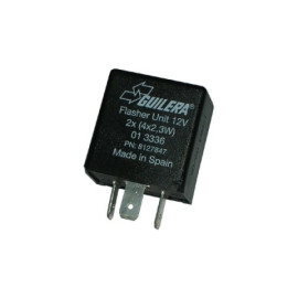 Intermittenza elettronica primo equipaggiamento 12V 2x (4x2,3W) - c.c 3 faston - c/dispositivo 4 frecce per APRILIA RS 50 (06/10) - RS 125 (06/10) - SCARABEO 125/200 (IE LIGHT (09/10) - RX 125 (08/10) - SX 125 (08/10)