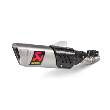 TERMINALE DI SCARICO AKRAPOVIC Slip-On Line (Titanium) OMOLOGATO per Yamaha YZF-R6 (2017>)