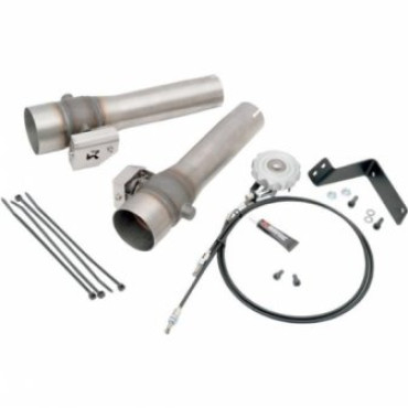 Set sistema Valvole (TITANIO) AKRAPOVIC non Omologato per HARLEY DAVIDSON DYNA