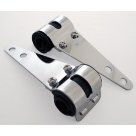 STAFFE UNIVERSALI CROMATE PER FARO ANTERIORE DIAMETRO DA 43-48 mm.