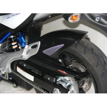 Parafango Posteriore  CARBON LOOK-SILVER MESH per SUZUKI GLADIUS (09-13)