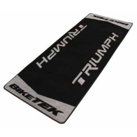 Tappetino da Garage per Moto in fibra di nylon antiscivolo con grafica TRIUMPH Serie 2