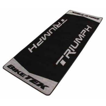 Tappetino da Garage per Moto in fibra di nylon antiscivolo con grafica TRIUMPH Serie 2