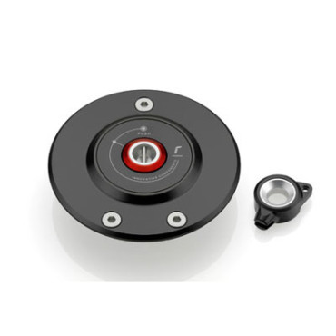 Tappo Serbatoio Benzina in lega d'Alluminio Sgancio Rapido RIZOMA per BMW F800R (2009>) - S1000RR (2010>) - R1200GS (2010-2012)