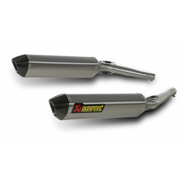 Doppio Terminale di scarico Akrapovic SPLIT-ON Esagonale full Carbonio NON Omologato YAMAHA TDM 900 (2002/2013)