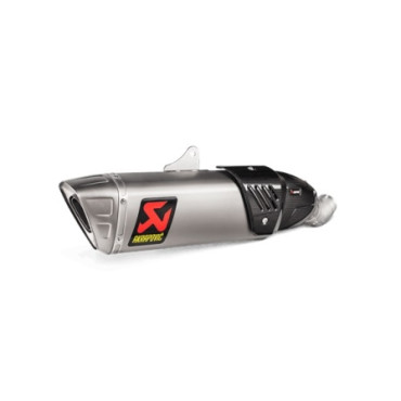TERMINALE DI SCARICO SILENZIATORE OMOLOGATO AKRAPOVIC Slip-On Line (Titanium) per Honda CBR 1000 RR (2017>)