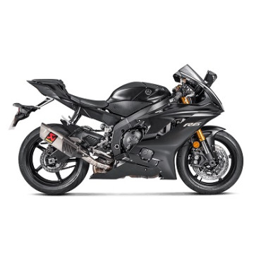 Terminale di scarico AKRAPOVIC Slip-On Line (TITANIO) Omologato per YAMAHA YZF-R1