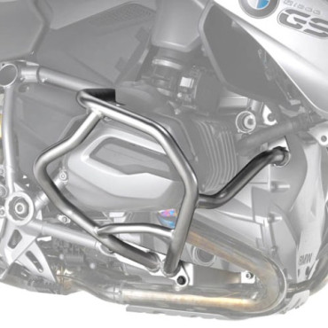Paramotore tubolare specifico nero GIVI diametro del tubolare 25 mm per BMW R1200GS (2013-2015) - R 1200 R da abbinare al TN5117KIT (2015-2016) - R 1200 RS da abbinare al TN5117KIT (2015-2016)