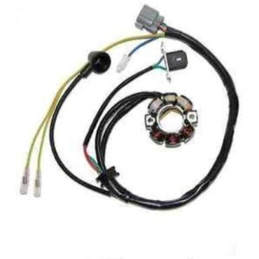 Statore 6 bobine, connettore 6 fili, connettore 1 filo, 2 faston, 1 filo ELECTROSPORT per KAWASAKI KX 250F (2005-2008) / SUZUKI RM-Z 250 (2005-2006)