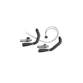 VALVOLA OPTIONAL (BLACK) AKRAPOVIC PER HARLEY DAVIDSON SPORTSTER MODELLI 2014 XL1200T / XL1200V / XL1200X / XL1200C / XL883L / XL883N / XL8883R