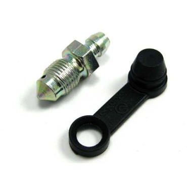Valvola di Spurgo freni Brembo con gommino COLORE ARGENTO 10 X 1