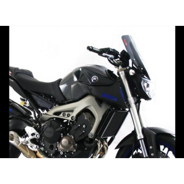 VETRI NAKED POWERBRONZE - YAMAHA MT-09 14/FZ-09 14 (380 MM) colore IRIDIUM ARGENTO