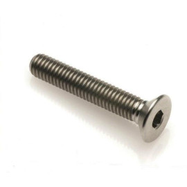 Vite Testa Piana in Titanio Grado 5 M5 Lunghezza 10mm