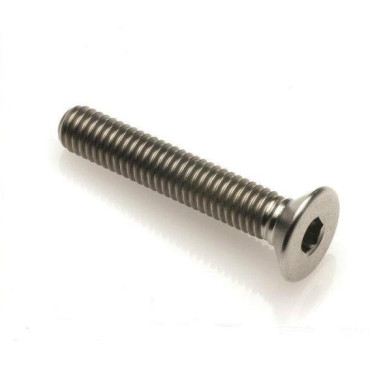 Vite Testa Piana in Titanio Grado 5 M5 Lunghezza 10mm