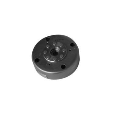 Volano completo 6 poli - diam. 116,8 - rotazione dx - cono 16 - 90W per APRILIA 50 MOJITO (04/08) - 50 SCARABEO/STREET/RST 2T (05/09) - 50 SCARABEO STREET/NET 2T (10/13)