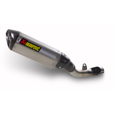 Terminale di scarico Akrapovic SPLIT-ON Esagonali in TITANIO Omologati per KAWASAKI Z 800 VERSIONE DEPONTEZIATA (2013>)